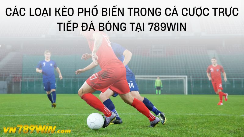 Các loại kèo phổ biến trong cá cược trực tiếp đá bóng tại 789WIN