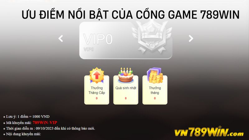 Ưu điểm nổi bật của cổng game 789WIN